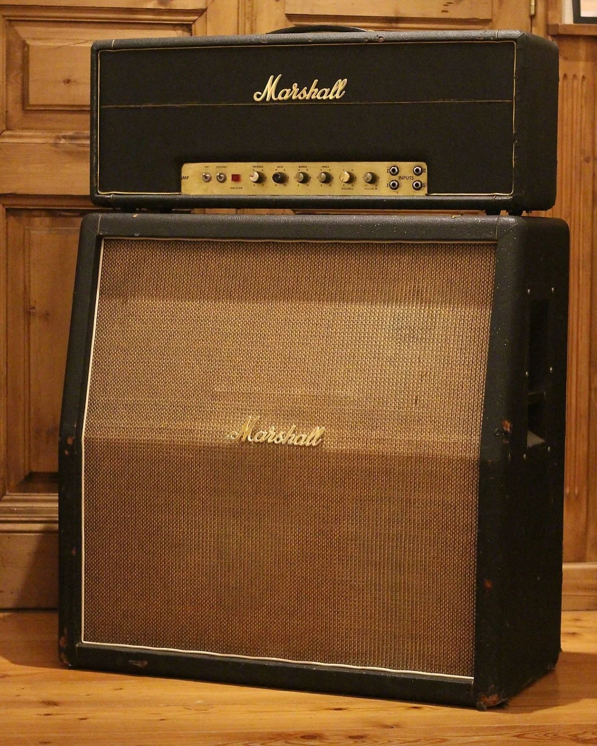 My Amps #1: 

Marshall 1969 &ldquo;Plexi&rdquo; Metal Panel. One I bought maybe 15 years back. I don&rsquo;t remember where I got it 🤔. All was original and had a &ldquo;Laydown&rdquo; transformer which was rare. This was an exact super lead plexi, 