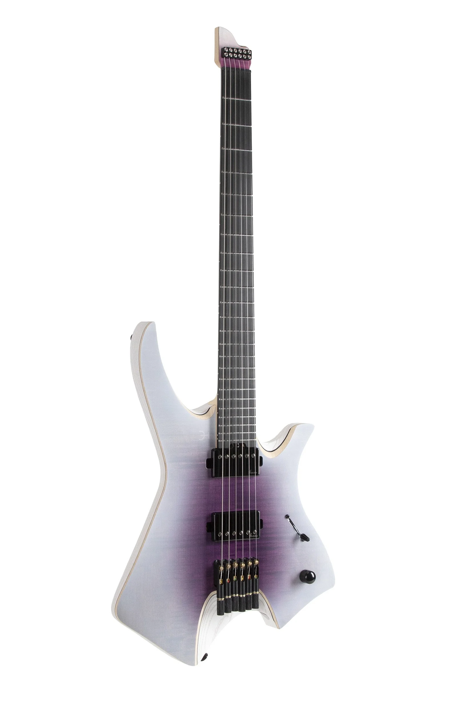 Infinia Neptune NE7506 6-string headless electric guitar in Tyrian Halo, full front view