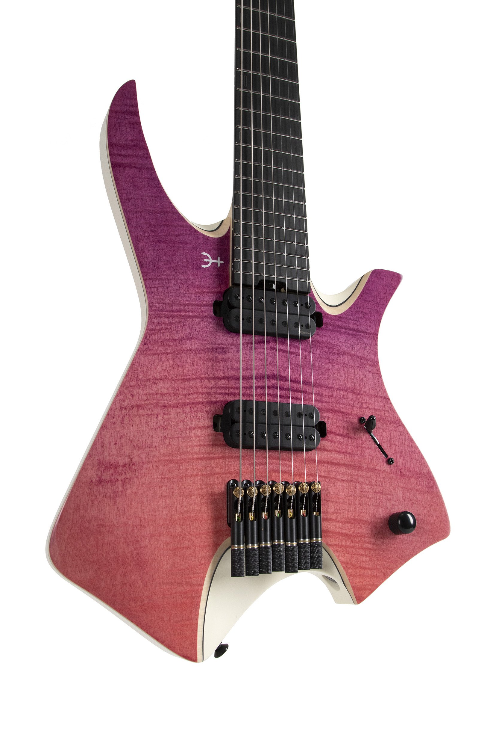 Flame Maple top of the Infinia Neptune NE0606 with Farout Pink finish