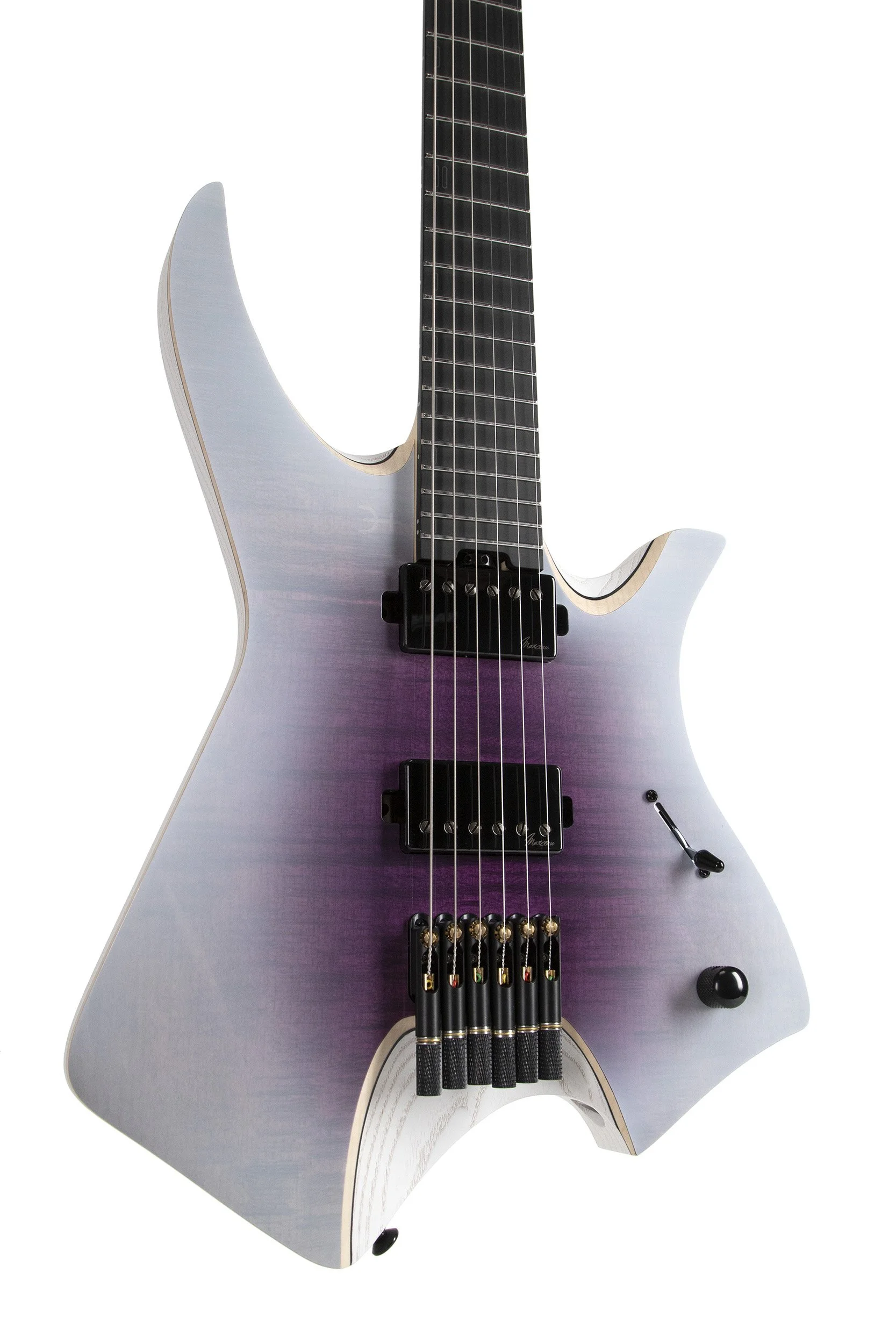 Flame Maple top of the Infinia Neptune NE7506 with Tyrian Halo finish