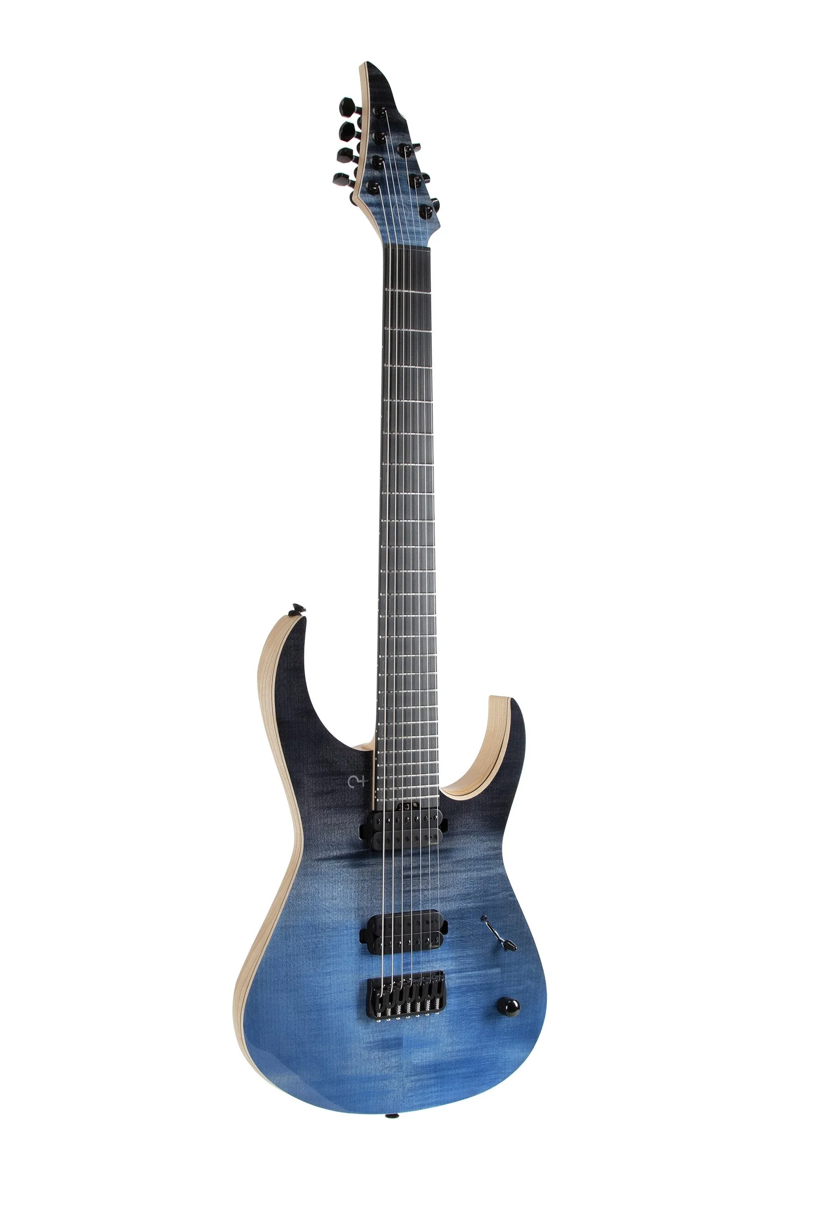 Infinia Ceres CE6606 7-string electric guitar finished in Nautical Dawn, full front view
