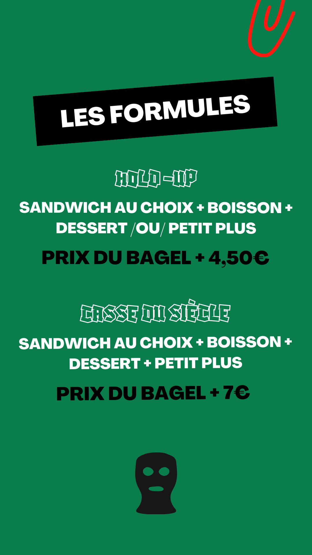 CARTE FORMULE BANDIT