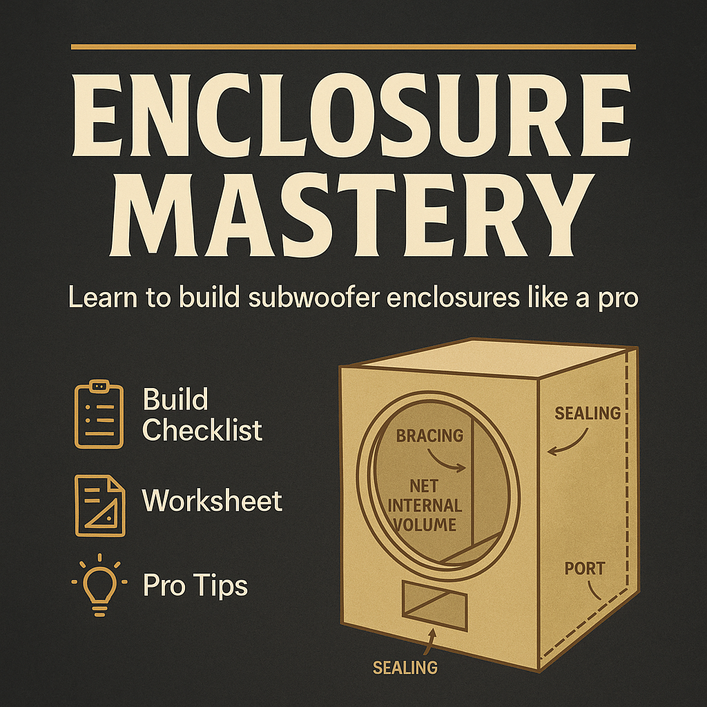 Enclosure Mastery Course | Build Custom Subwoofer Boxes