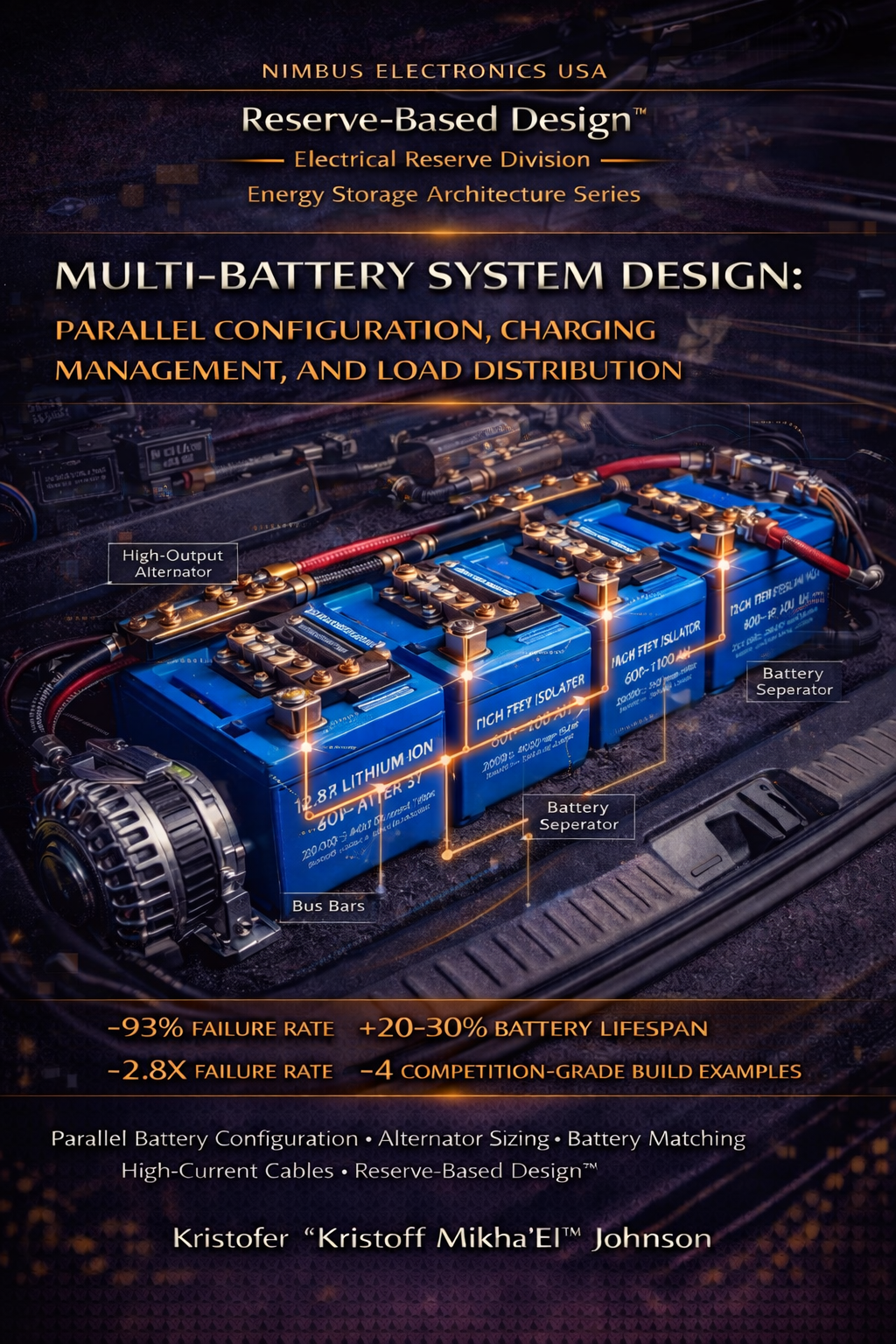 Multi-Battery System Design: Parallel Configuration, Charging Management, and Load Distribution