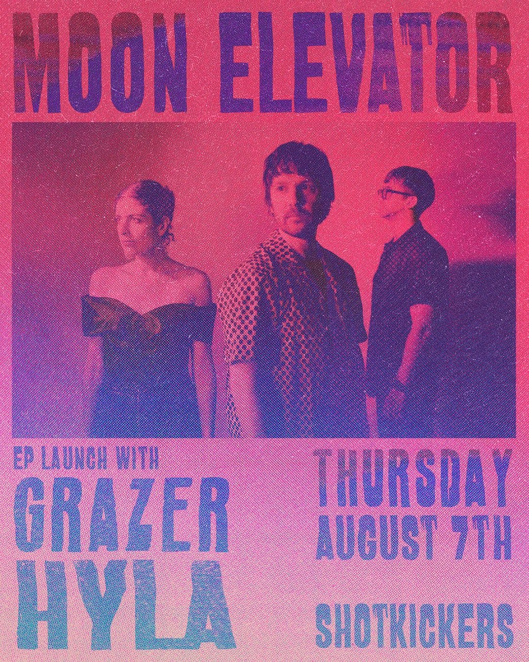 We&rsquo;re launching a new Moon Elevator EP &ldquo;The Shadow That Follows You Home&rdquo; at @shotkickersmelb on August 7th with @grazer.band &amp; @hylamusic 

&ldquo;At home in any David Lynch soundscape&rdquo; was how @postpunkonline described M