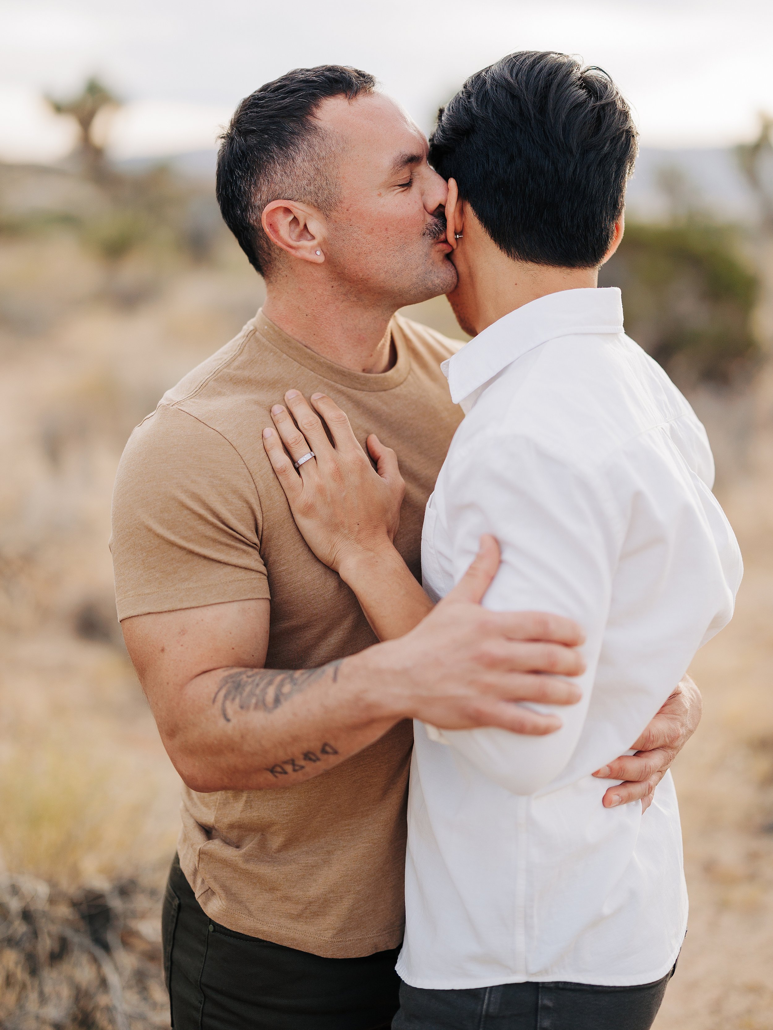 09 Joshua Tree Engagement Photos in Palm Springs with Gay Couple LGBTQ Same Sex Photographer.jpg