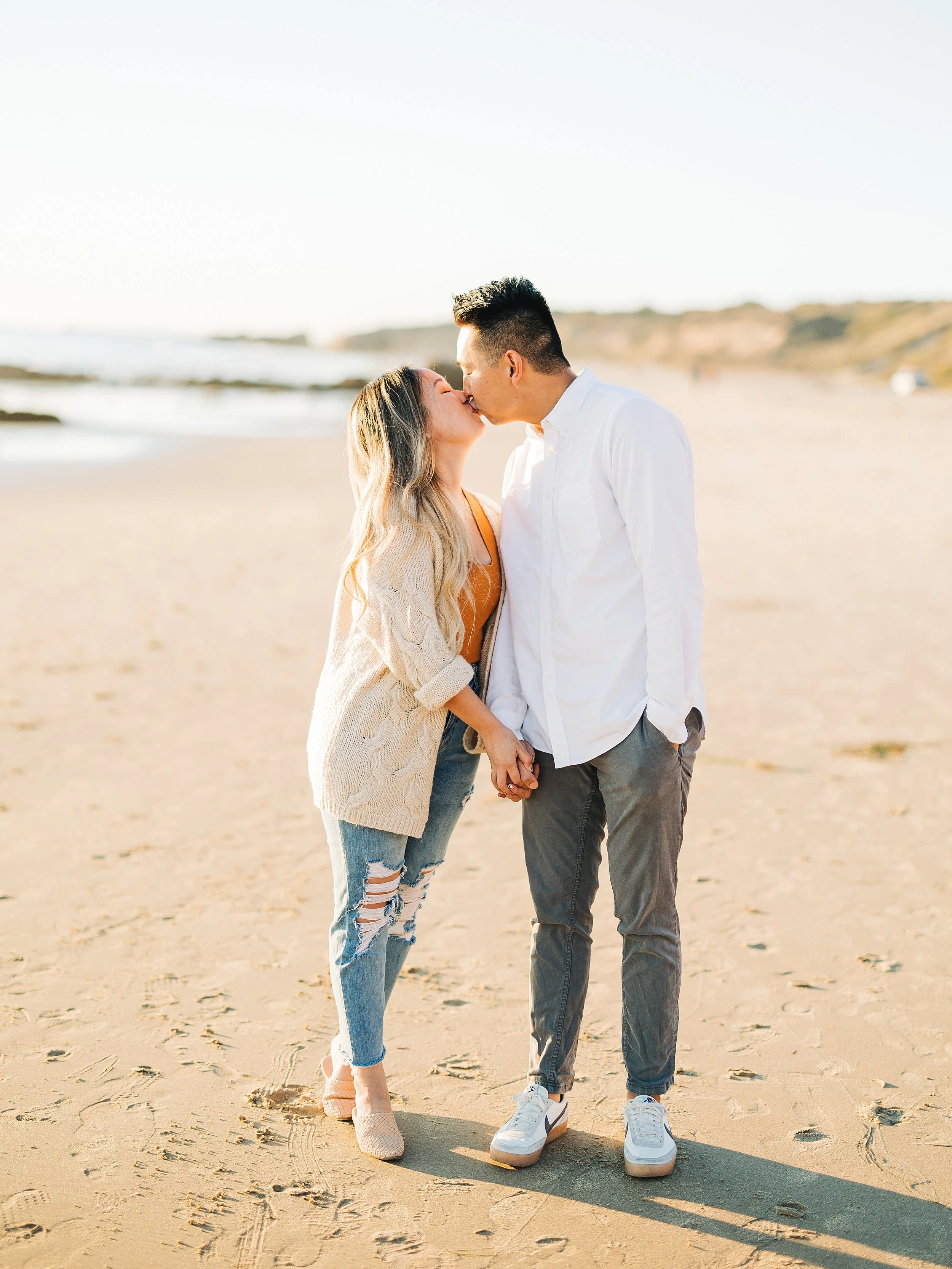 009 Crystal Cove Proposal and Engagement Photography at Sunset in Orange County California.jpg