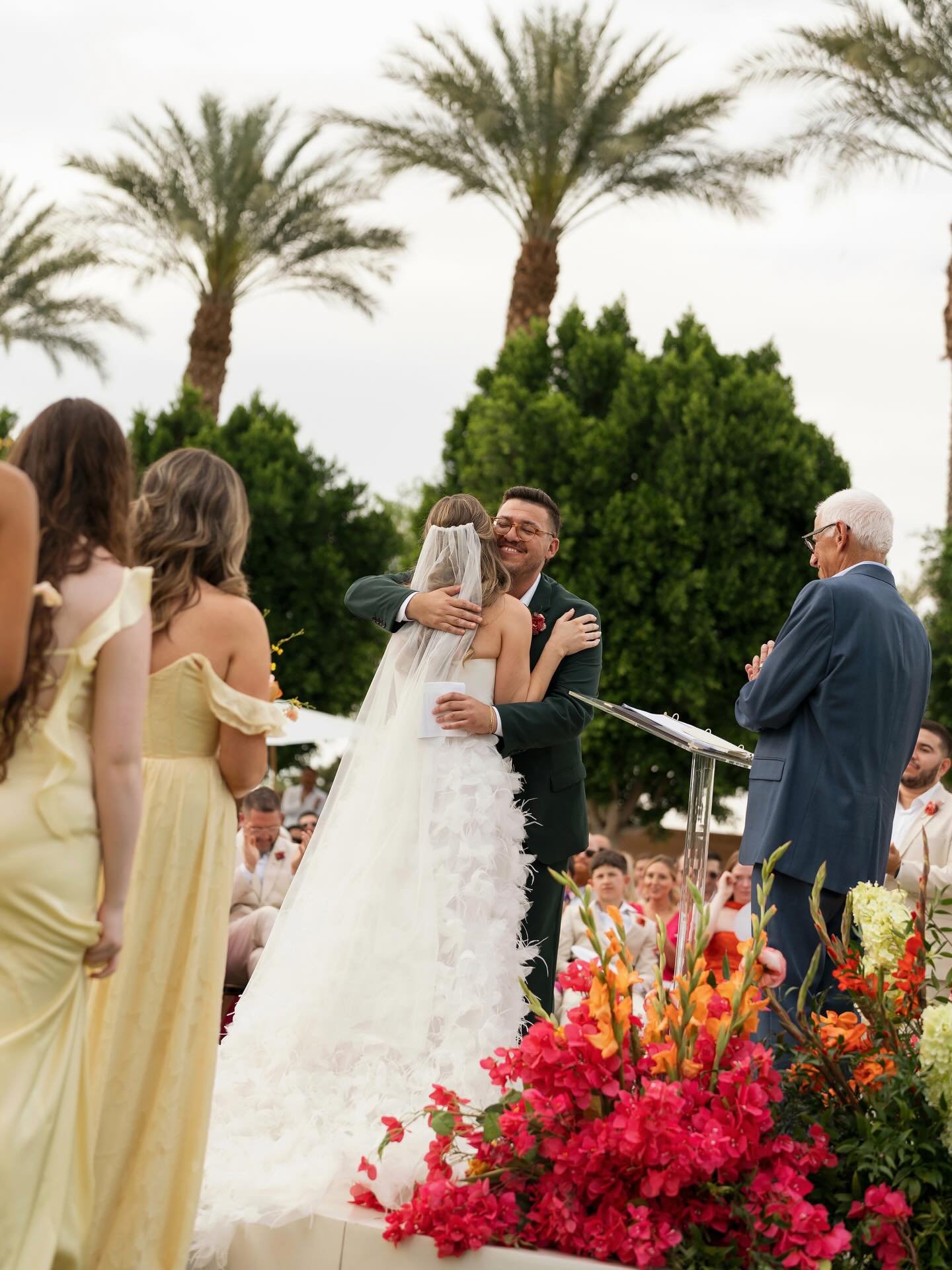 Introducing the Garcias! A massive congratulations to Caroline and Eddie, who hosted their iconic celebration in the California desert this weekend. Their wedding was a merging of cultures and families, generations of stories and the beginning of a n