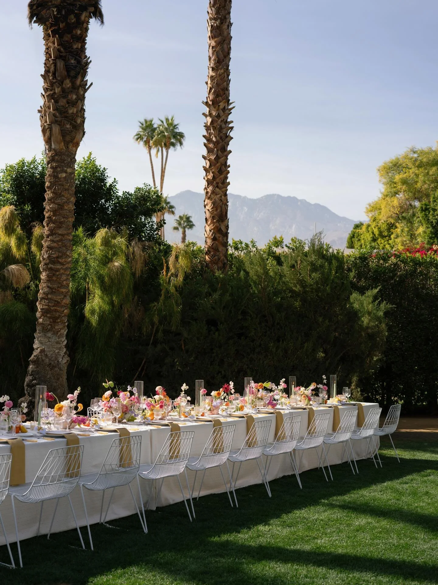 Epic wedding weekends at the most iconic spot in Southern California&ndash;@parkerpalmsprings