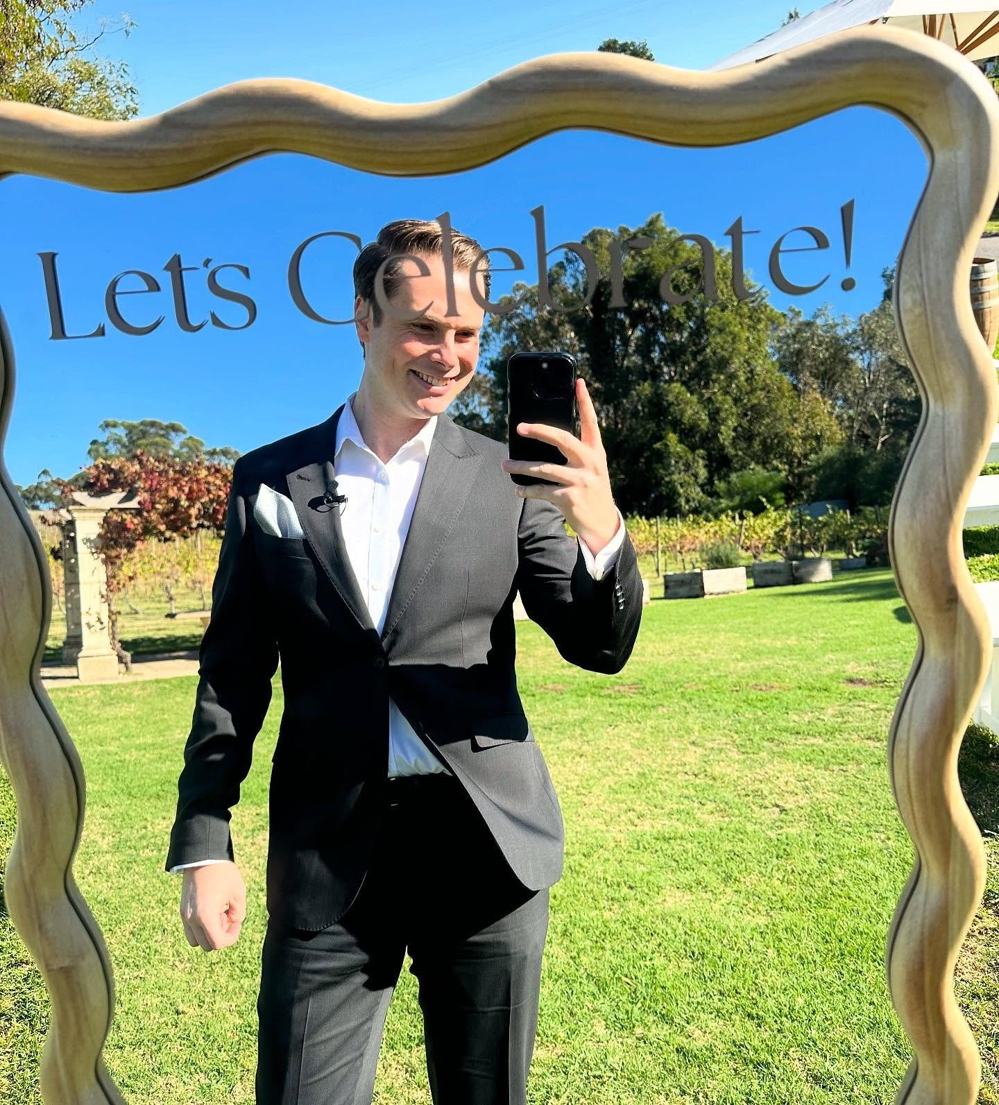 Ready to celebrate you! 🎤💍🤍

#HitchedByAaronRich #MelbourneWeddings #MelbourneMarriageCelebrant 
#MarriageCelebrant #WeddingCelebrant
#MelbourneCelebrant #WeddingOfficiant
#WeddingCeremony #CelebrantLife
#MelbourneWeddings #MelbourneBride
#Melbour