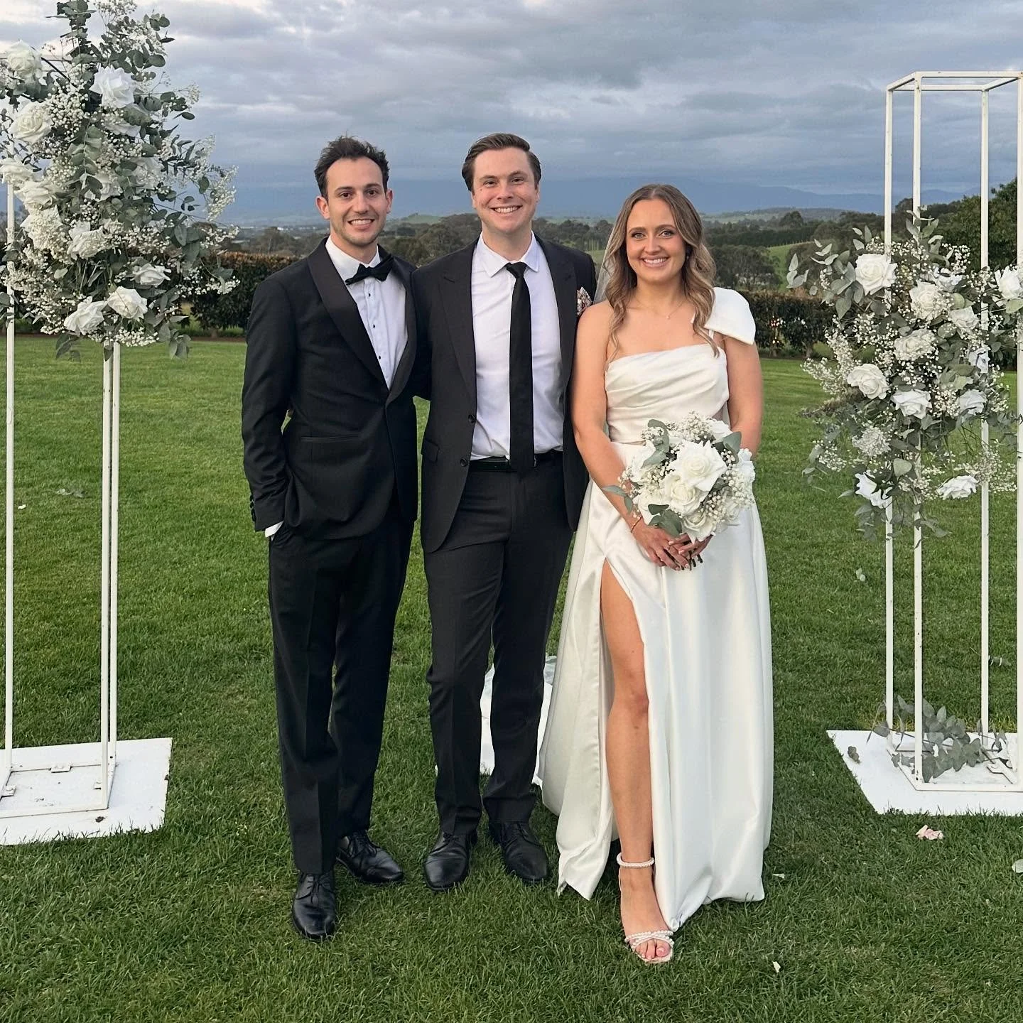 M A R R I E D 💍 congrats E &amp; J 🤍

#HitchedByAaronRich #MelbourneWeddings 
#MarriageCelebrant #WeddingCelebrant
#MelbourneCelebrant #WeddingOfficiant
#WeddingCeremony #CelebrantLife
#MelbourneWeddings #MelbourneBride
#MelbourneWedding #Melbourne