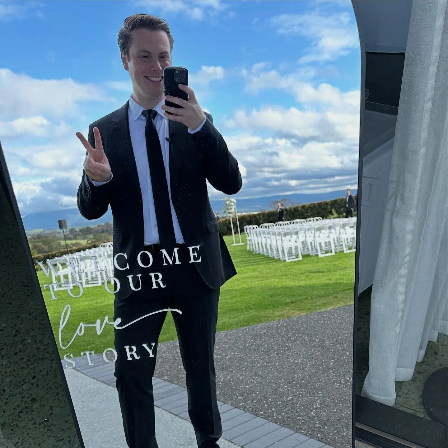 It&rsquo;s a tradition now🪞🤳

#HitchedByAaronRich #MelbourneCelebrant
#MarriageCelebrantMelbourne #WeddingCelebrantMelbourne #MelbourneWeddings
#VictorianCelebrant #MelbourneWeddingCelebrant
#MelbourneBride #MelbourneGroom
#MelbourneCouples #Melbou