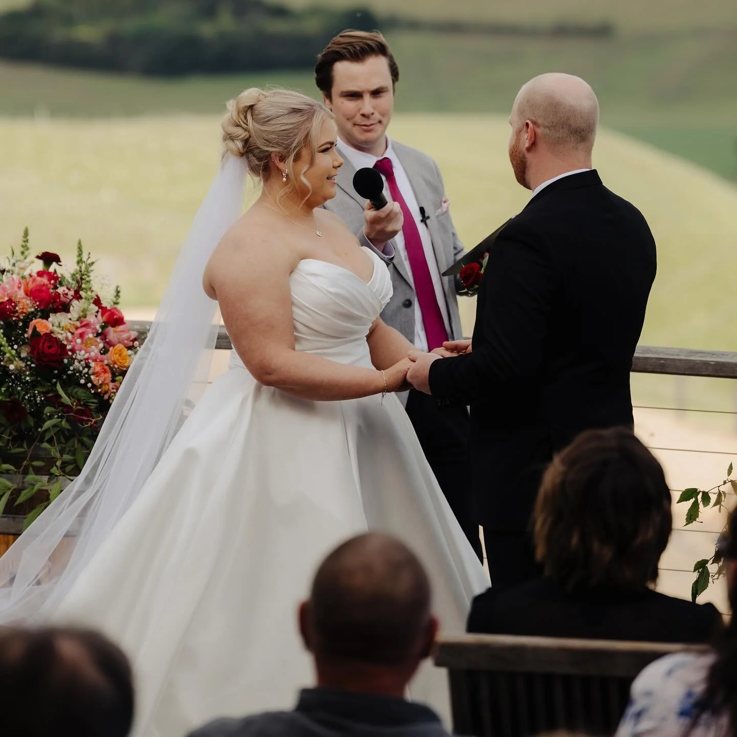 Any final words for your fianc&eacute;e before he becomes your husband? 💍🤍 Congrats A&amp;A! 

#HitchedByAaronRich #MelbourneWeddings 
#MarriageCelebrant #WeddingCelebrant
#MelbourneCelebrant #MelbourneMarriageCelebrant 
#WeddingCeremony #Celebrant