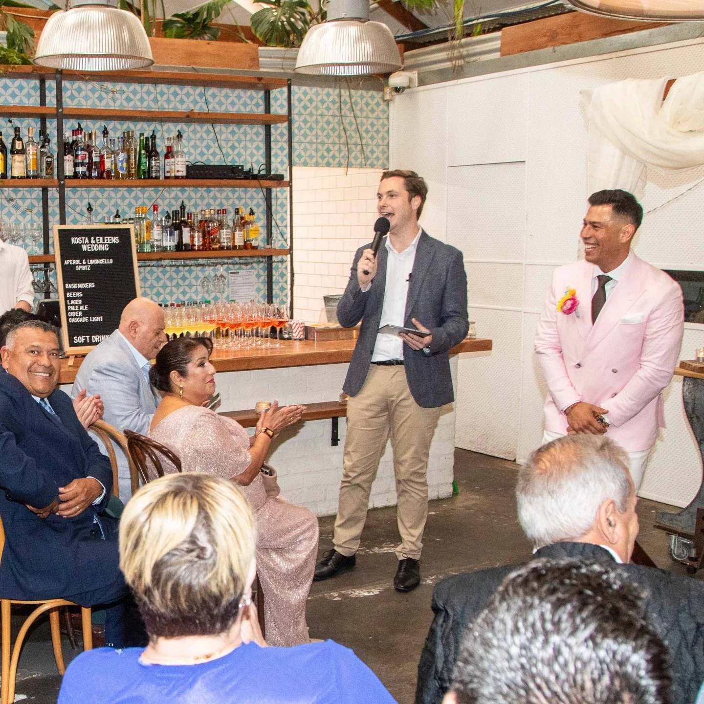 When the groom approves of your joke 🤣🤍

Any ideas what was said? 

#MelbourneCelebrant 
#MelbourneMarriageCelebrant
#MarriageCelebrantMelbourne
#MelbourneWeddingCelebrant 
#MelbourneWeddings