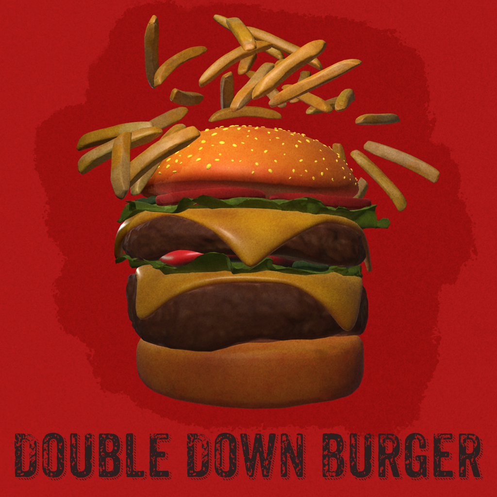 Double Down Burger 