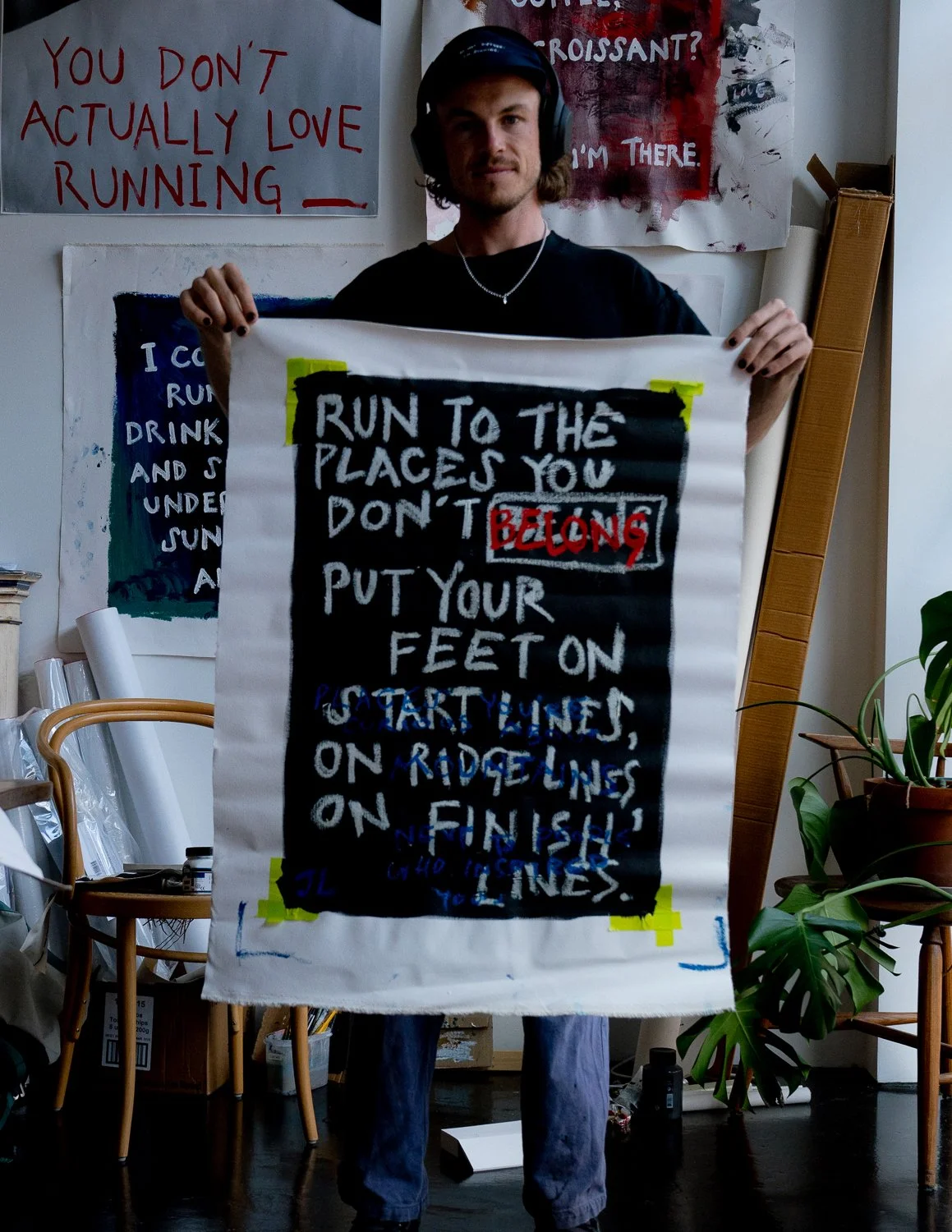 You belong on ridgelines- 50cm x 70cm - Lost Luggage Collection