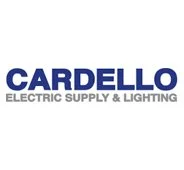 Cardello Electric Supply & Lighting logo with blue and gray text