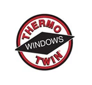 Thermo Windows Twin logo with red and black text and design elements