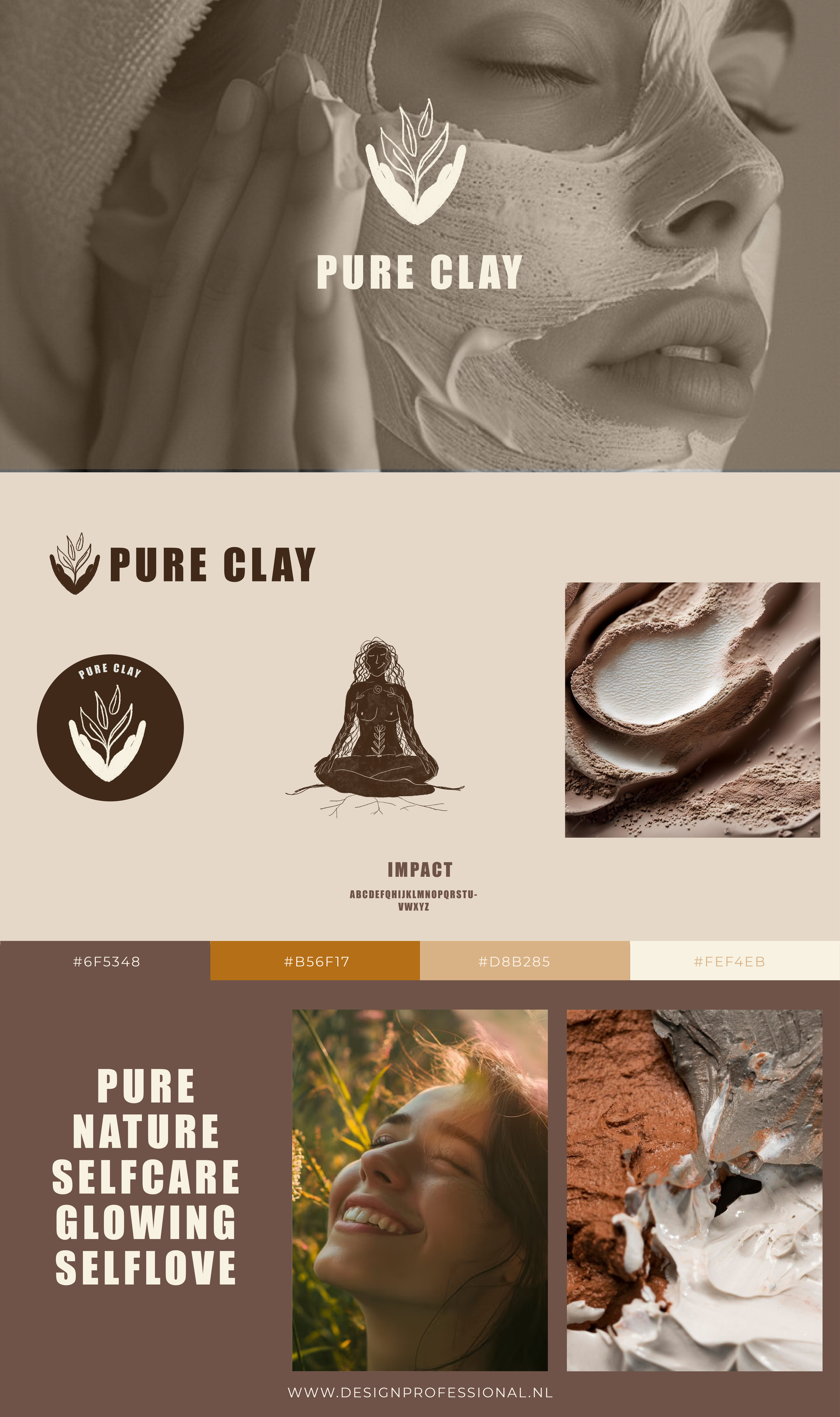 Complete Branding Concept - Pure Clay