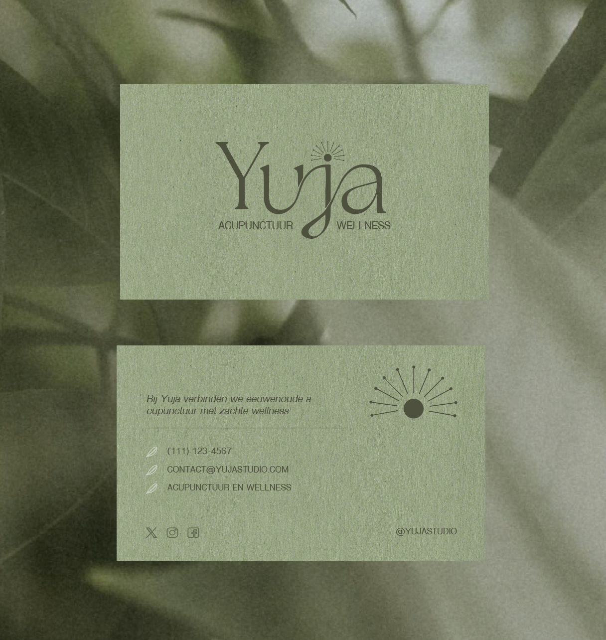 Logo & huisstijl — Gezondheidscentrum Yuja