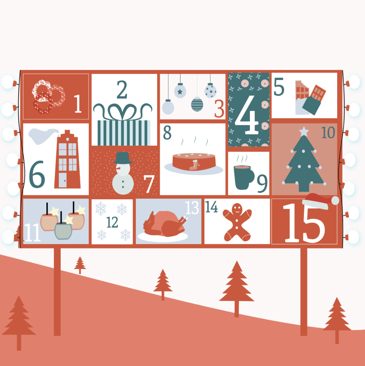 Social media content - Winter campagne Culy Magazine