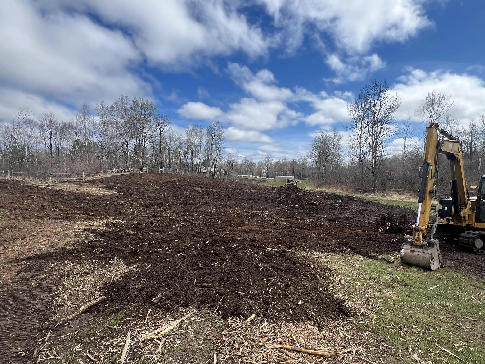 Land clearing in wrenshall mn