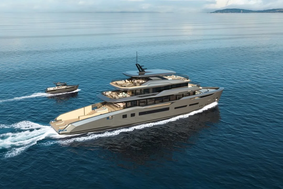 The new fully custom 48m Baglietto Yachts superyacht embodies the ultimate dream of freedom and adventure without compromise. Envisioned and brought to life by Floating Life, the project features the revolutionary Volvo Penta IPS Professional Platfor