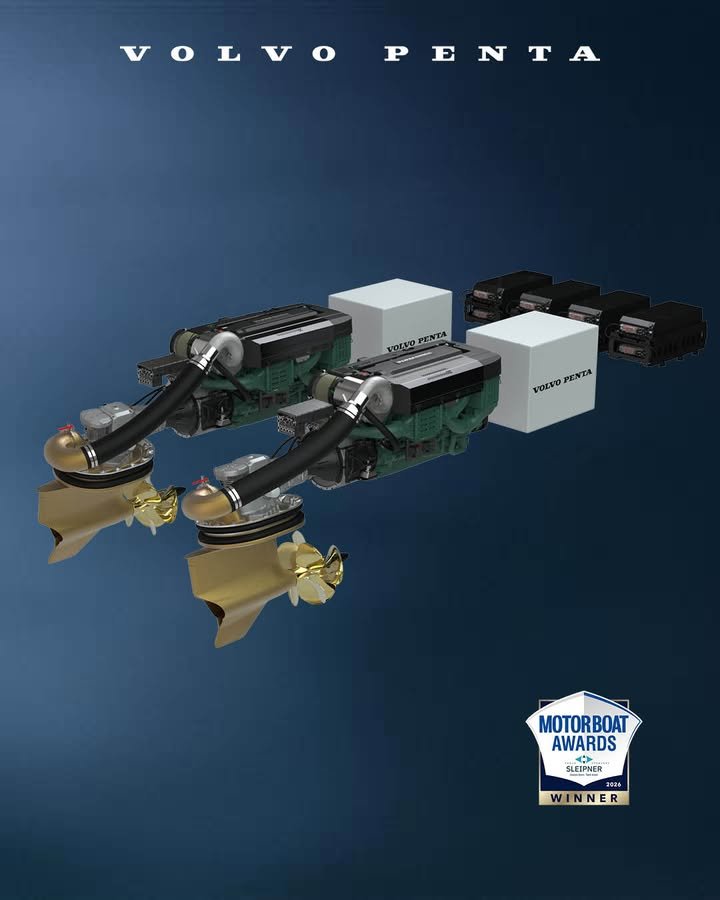 Volvo Penta wins Technical Development of the Year 🏆

Volvo Penta has been awarded Technical Development of the Year at the Motor Boat Awards 2026 for its Hybrid Electric IPS propulsion.

The award was presented on 20 January at the D&uuml;sseldorf 