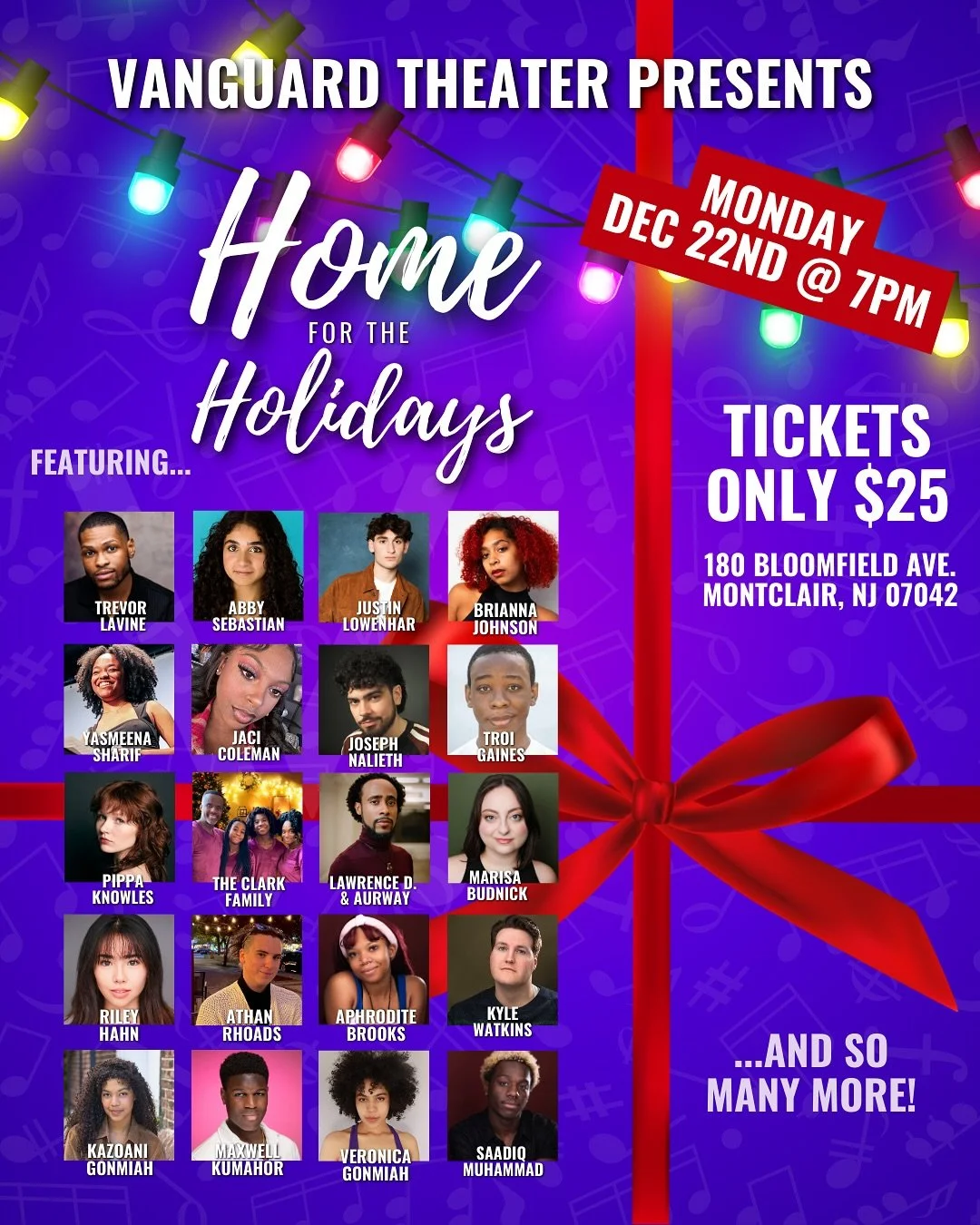 Tonight&rsquo;s the night 🎶✨

Home for the Holidays takes the stage at Vanguard Theater at 7 PM, and it&rsquo;s shaping up to be a true VanFam reunion. You&rsquo;ll see familiar faces from this years productions of Into the Woods, Shrek, Hair, artis