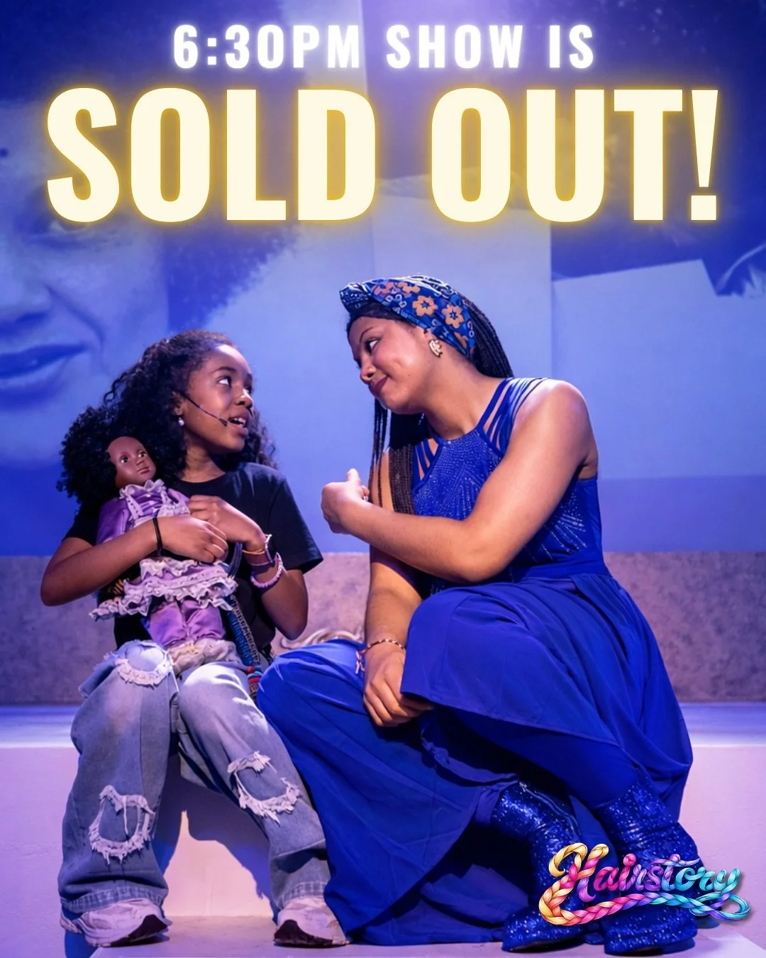Our 6:30 PM performance of Hairstory is officially SOLD OUT!

If you&rsquo;ve been meaning to grab tickets, the 8:00 pm show is your last chance, link in bio! 

#newshow #newmusical #vtcnj #montclair