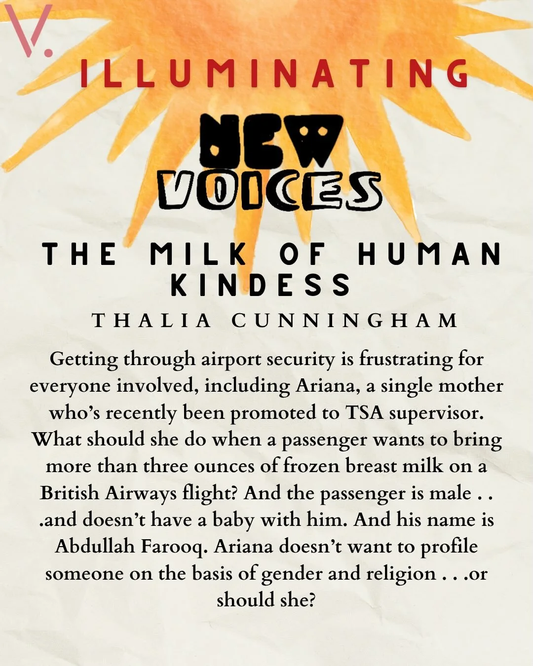 Take a glimpse into the dynamic stories coming to life at our Illuminating New Voices Festival at Vanguard Theater! 

Each piece invites you into a world of depth, discovery, and bold storytelling, centering voices that move us, challenge us, and sta