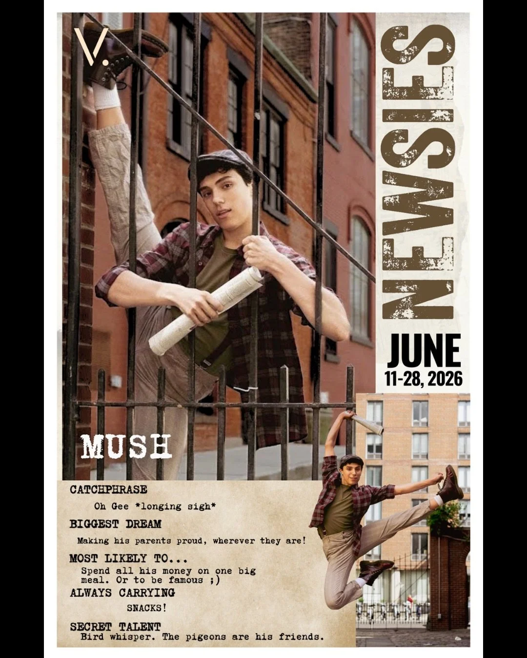 ⚾️ Next up to bat...

How many Newsies trading cards can you collect before opening night?

Swipe to meet the next players in the lineup, and stay tuned for more drops as we count down to June 11. 

Newsies opens June 11 at Vanguard Theater. Link in 