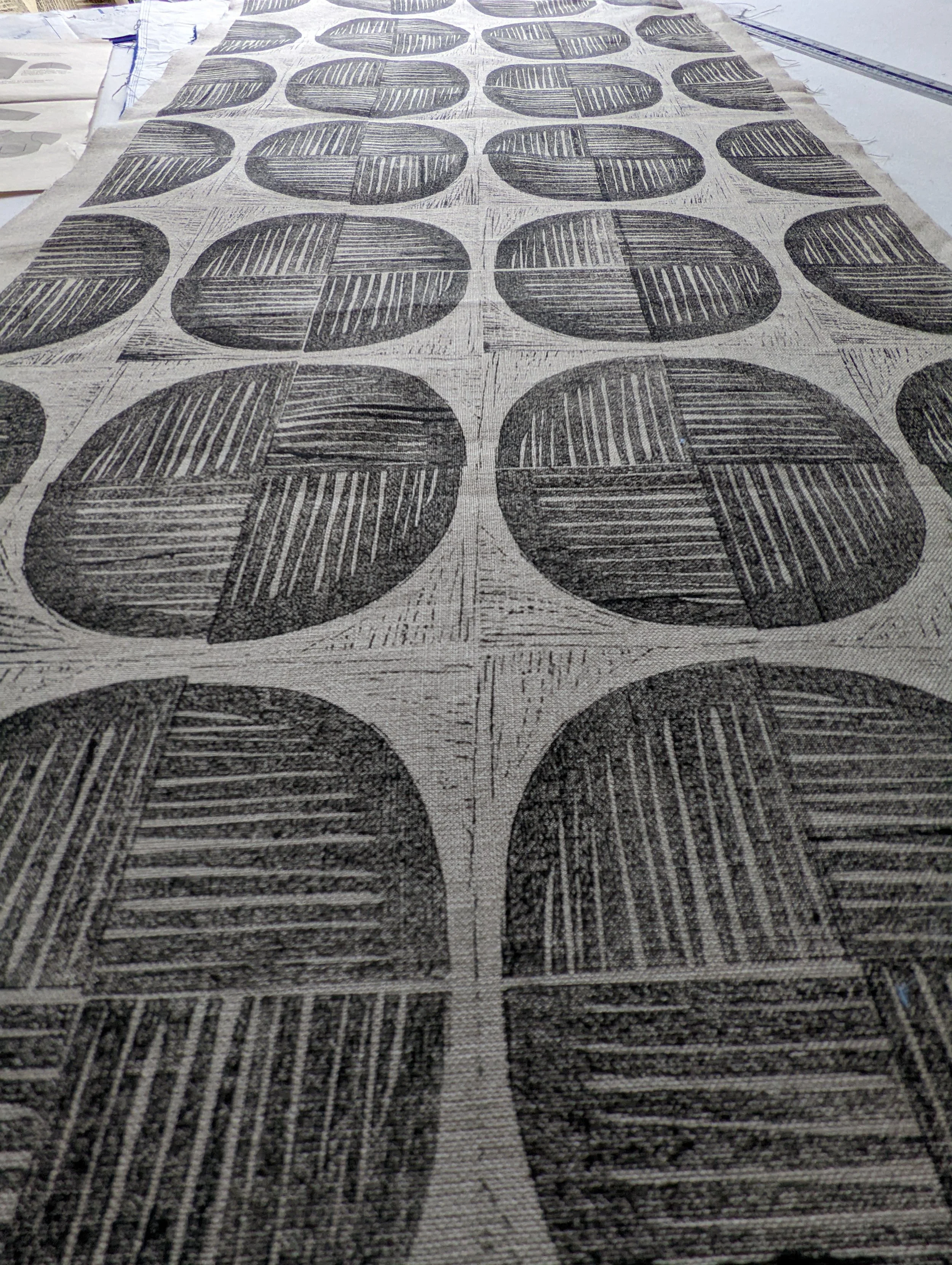 Hand block printed wall hanging