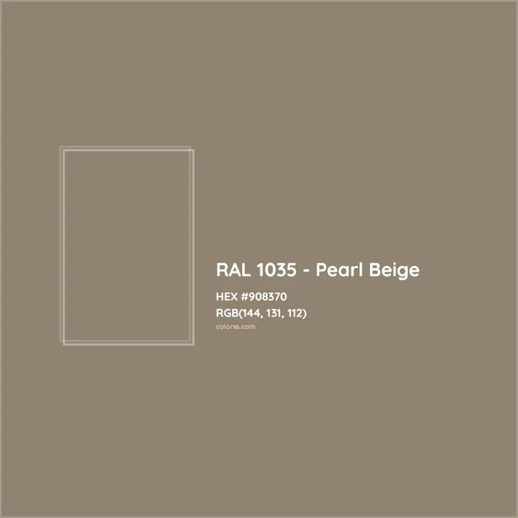 About RAL 1035 - Pearl Beige Color - Color codes, similar colors and paints.jpg