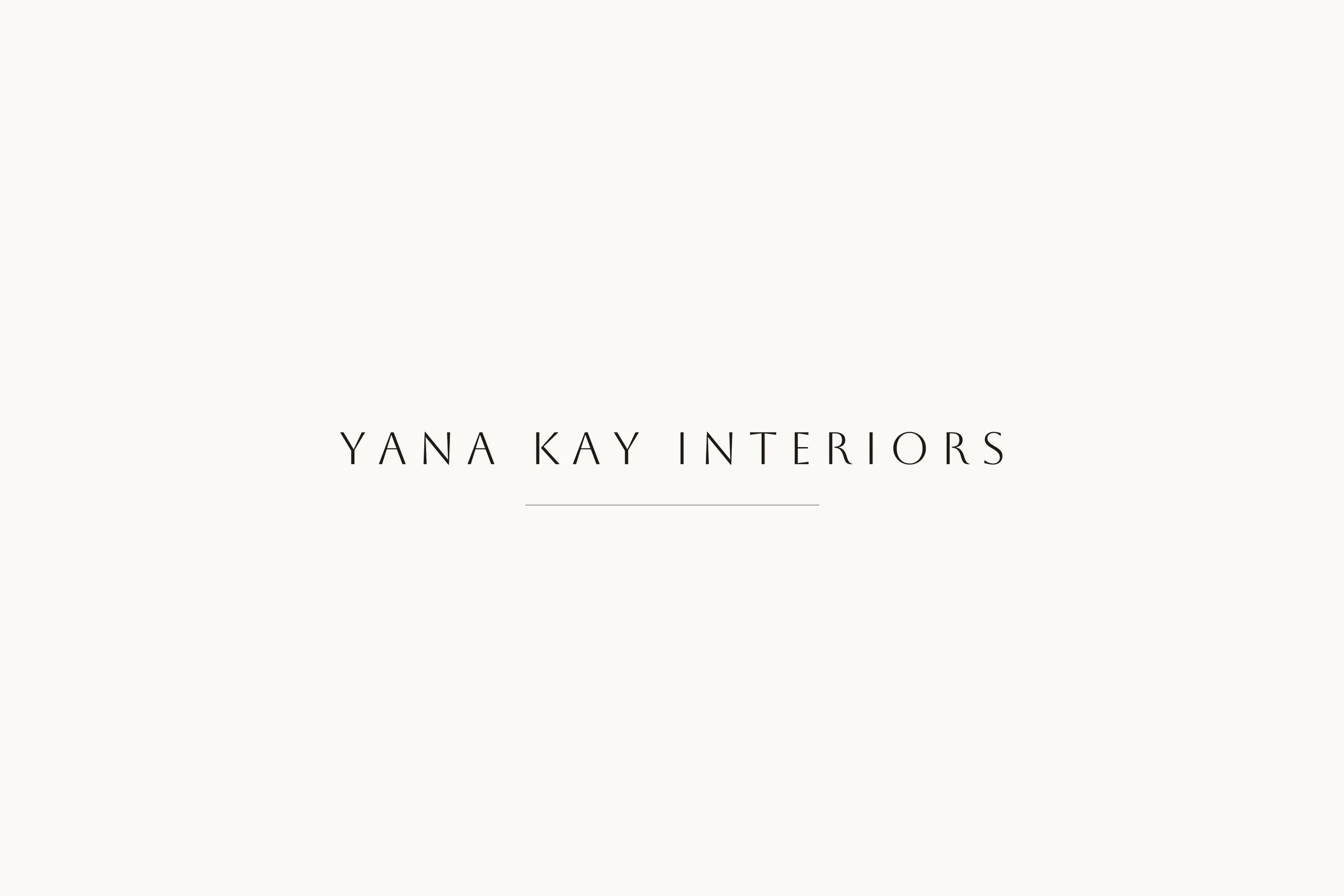 Yana Kay Interiors logo on a plain background