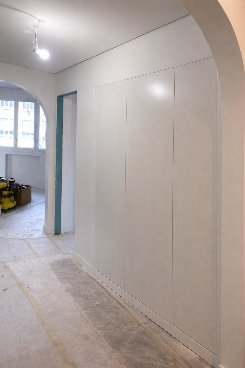 Bright hallway under renovation.png