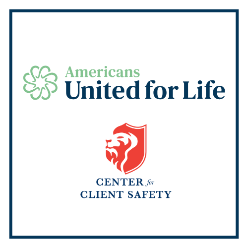 continuing the story: Center for Client safety &amp; americans united for life