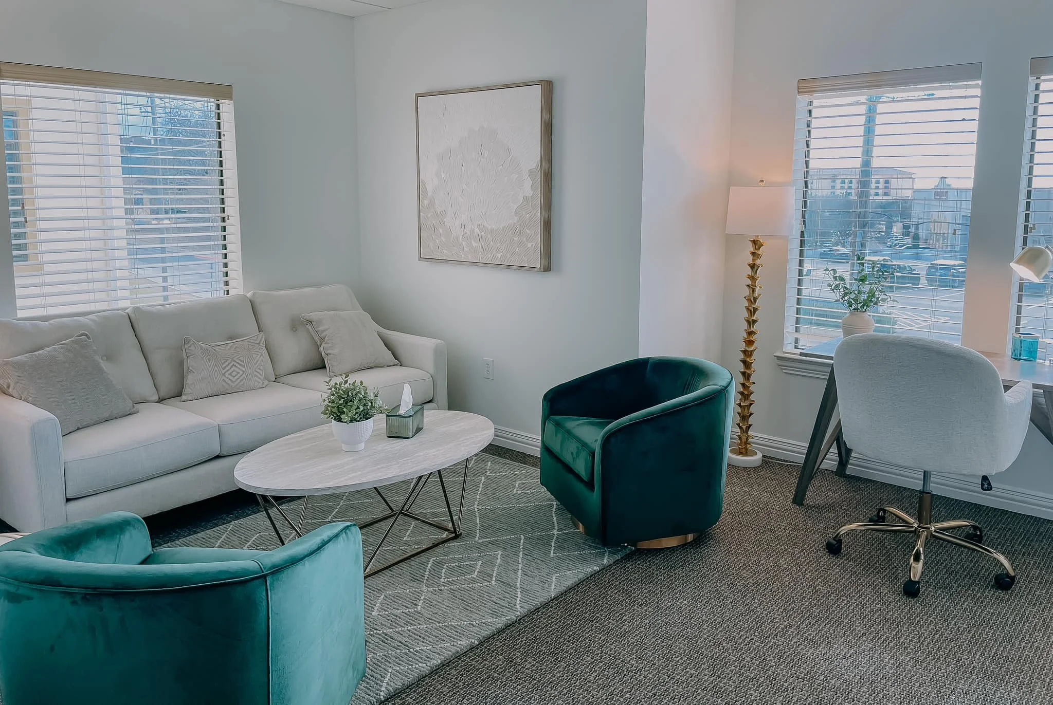 Counseling office at Clarion Therapy & Wellness in Rockwall, TX