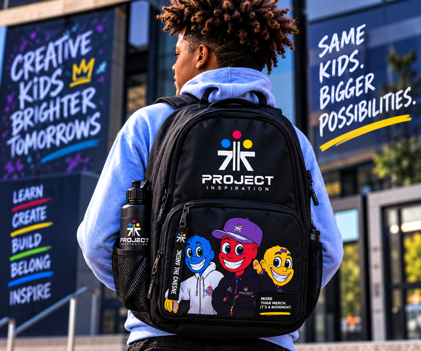 Project Inspiration backpack