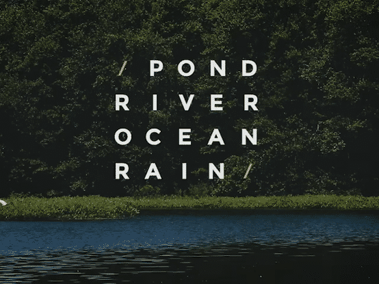 "Pond River Ocean Rain" - Book promo