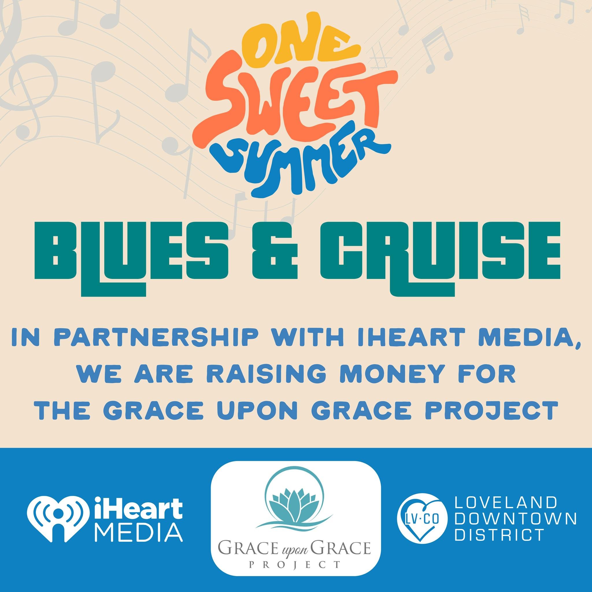 The Loveland Downtown District and iHeart Media are hosting a diaper drive at our Blues and Cruise event benefiting @graceupongraceproject! This Saturday bring an unopened pack of diapers to donate or add a donation to your purchase at our beverage t