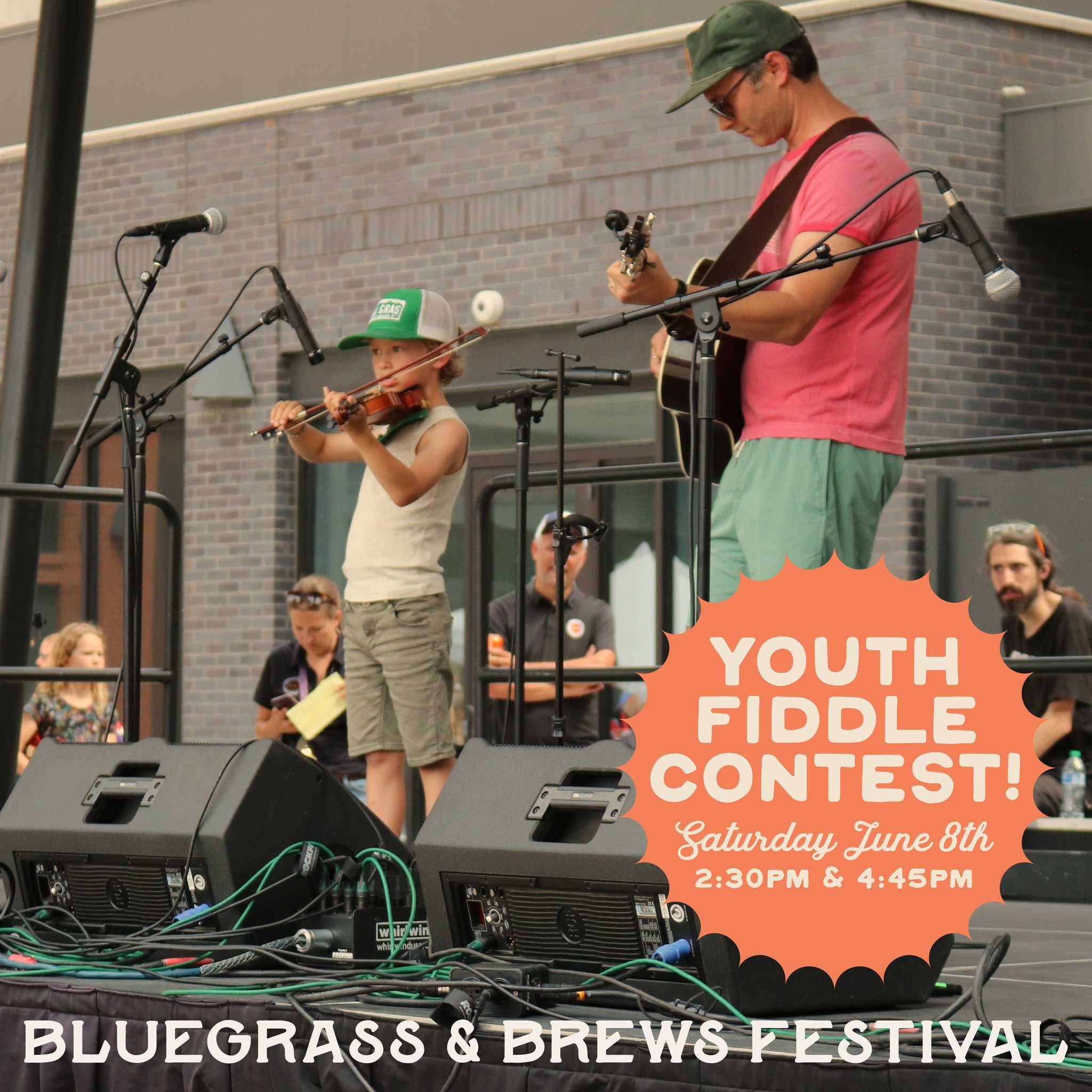 We're bringing back our annual Youth Fiddle Contest! Sign up's are open now! 
We're hosting two age divisions during band breaks on Saturday June 8th.
Ages 12 and under @ around 2:30pm 
Ages 12 through 18 @ around 4:45pm
Division winners will receive