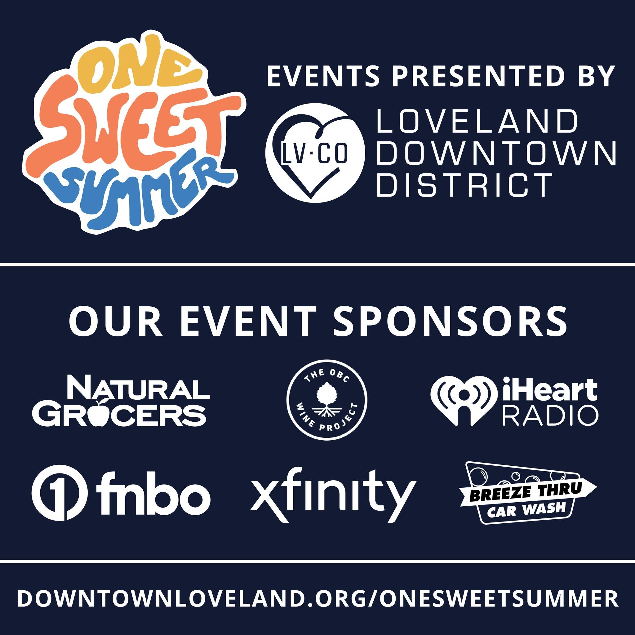 We wanted to take a moment and thank our AMAZING 2024 Investor Partners for allowing us to host our One Sweet Summer Event Series! These great companies give us the opportunity to throw great, FREE events all summer long 👏👏👏
Thank you for supporti