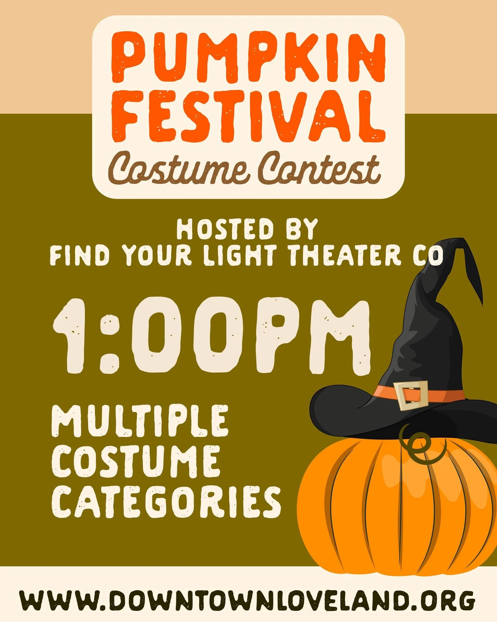 It's time to dust off your best Halloween gear for our costume contest, this Saturday, October 11th at 1:00pm during the Downtown Loveland Pumpkin Festival! Our friends from @findyourlightnoco will be hosting our contest, prizes will be awarded!

We'