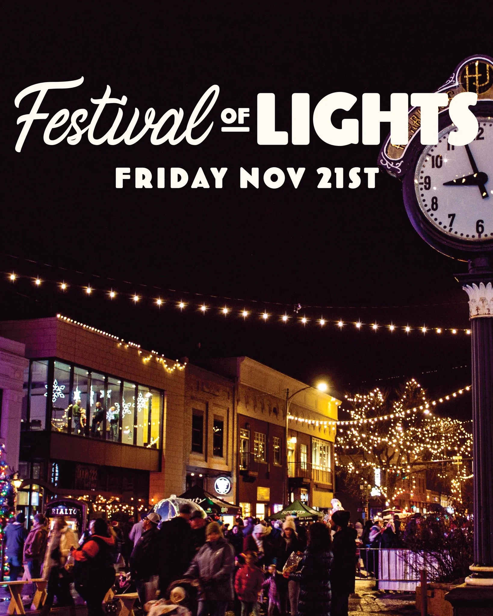 Festival of Lights will be located throughout Downtown Loveland this year! The two blocks between Washington Ave and Lincoln Ave that have been under construction will be completed and our Floats on 4th: Stationary Float Parade will be located on the