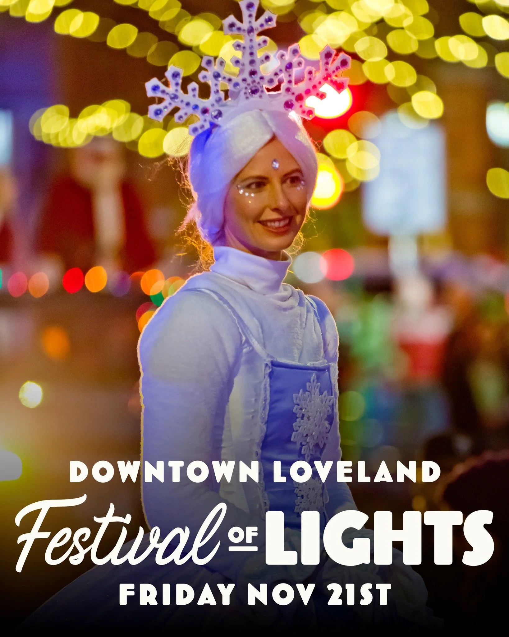 Festival of Lights is just a week away - don't miss our annual holiday celebration next Friday from 5:00-8:00PM in Downtown Loveland!
We have loads of free, family-friendly events planned and we can't wait to ring in the season with our community. Be