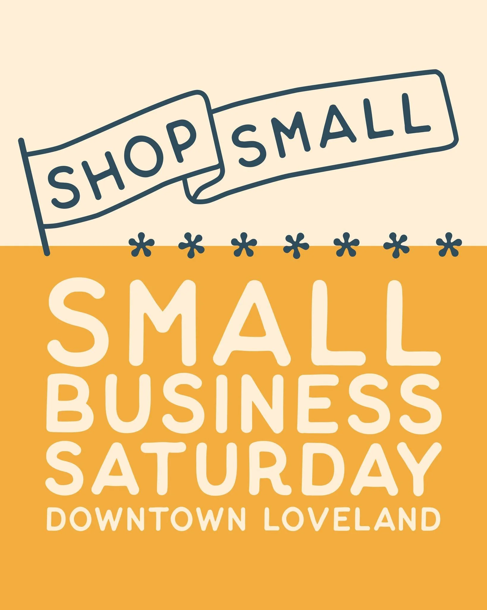 It's our favorite day of the year! ✨ Spend the day in Downtown Loveland and make a big impact by shopping small. The locally owned businesses in Downtown have everything on your holiday list!

Check out the full list of participating businesses on ou