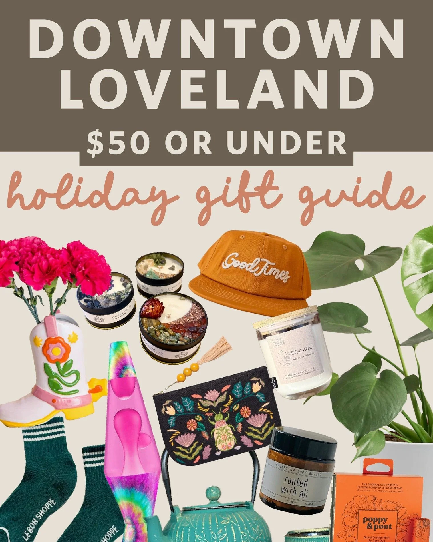 Can you believe Christmas is next week?!? If you're in need of some last minute gifts, Downtown Loveland has you covered!  Check out the 2025 Downtown Loveland gift guide. 
This is just a taste of all the great shopping available in Downtown Loveland