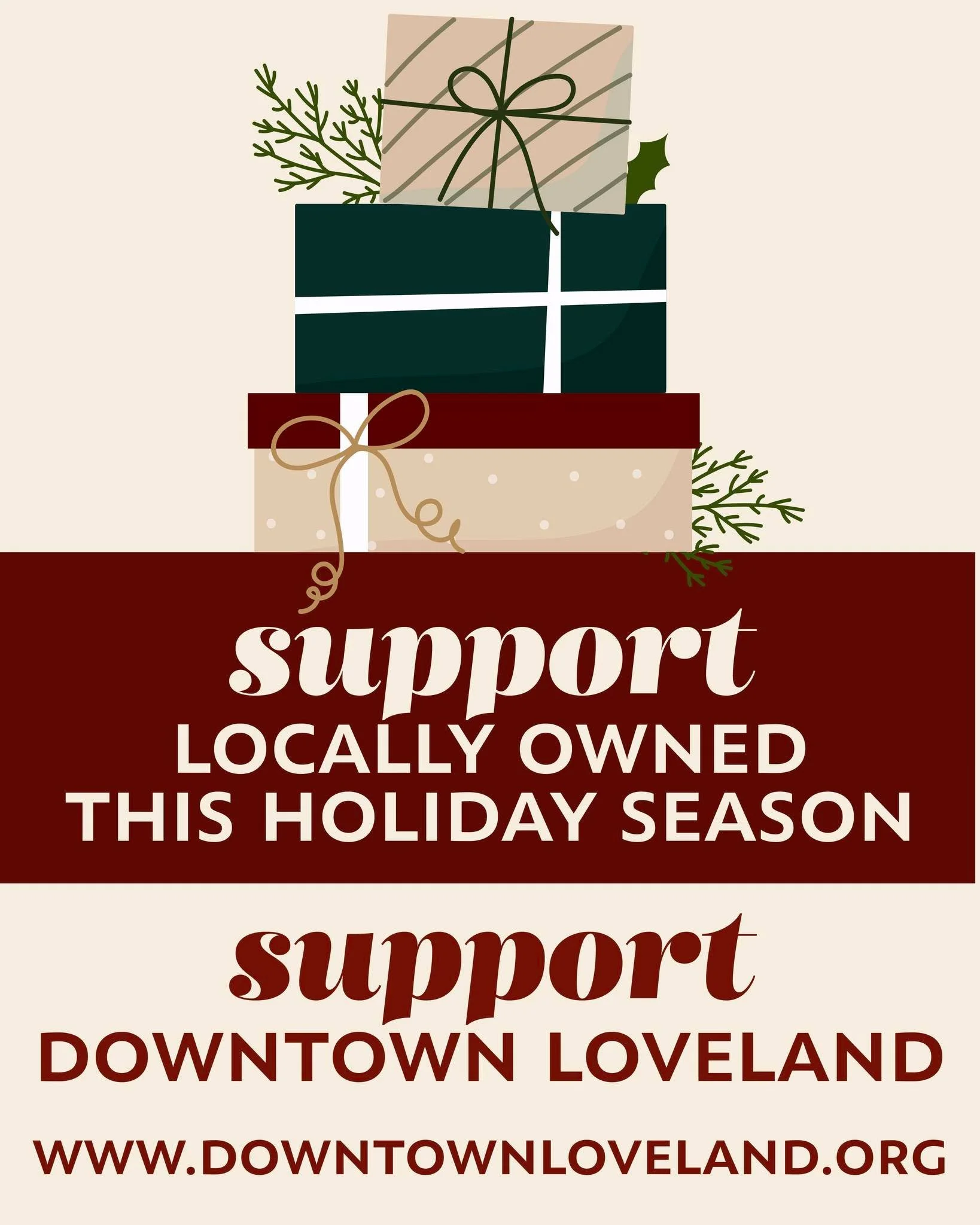 Looking for a great last minute gift?! Send a Downtown Loveland gift card! 
These gift cards are digital so you can print it out and hand deliver or email them at the right moment. If you buy before December 26th, processing fees are covered! 

This 