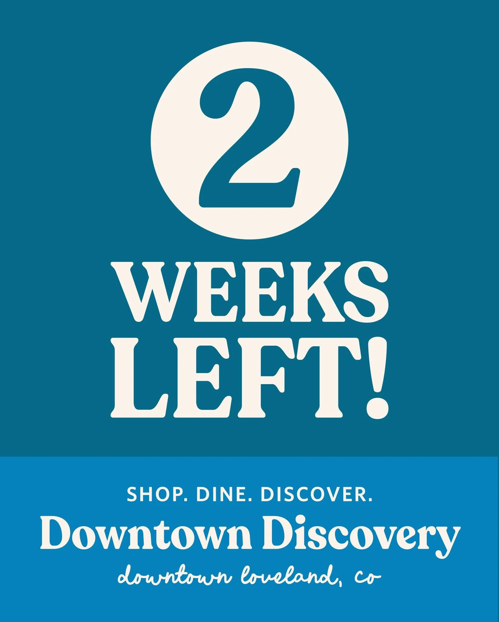 You know all those Downtown Discovery cards you've been collecting?!
IT'S TIME TO USE THEM!! 😉
This Saturday marks the two-week countdown to the end of our promotion so be sure to head downtown soon to receive &amp; redeem your Downtown Discovery ca